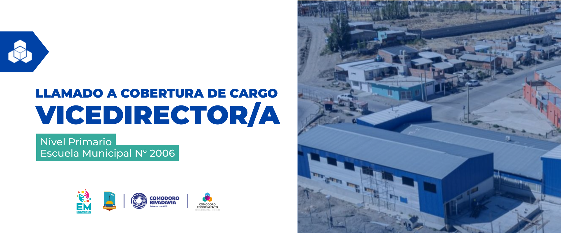 Convocatoria abierta: Vicedirección Escuela Municipal N° 2006